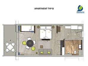 Grundriss - Apartment B