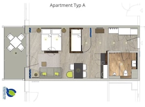 Grundriss - Apartment A