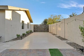 Ample parking space for guests