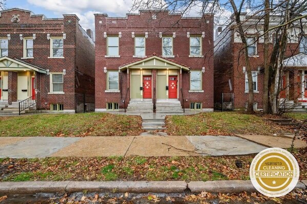 Your wonderful ABODE awaits in this beautiful red brick duplex family home!