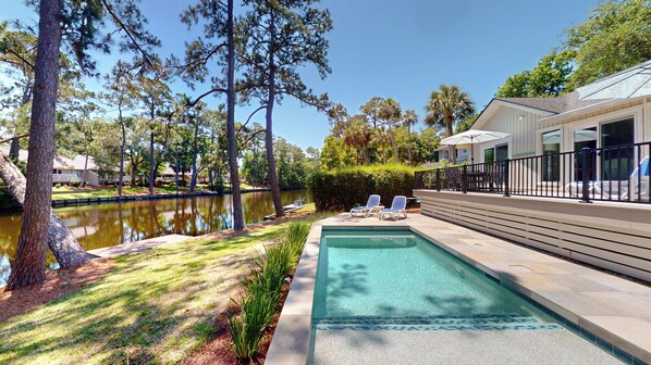 Private Pool Overlooking the 11-mile Lagoon System