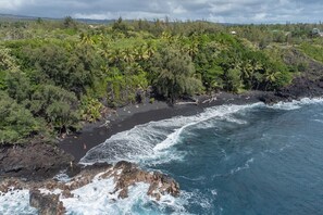 Kehena Beach just steps away