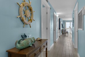 Walk in and be greeted by the charm of this unit paired with incredible views of the Gulf!