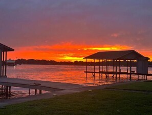 The sunsets from the home are fabulous! 