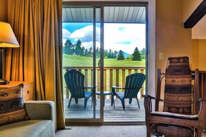 private deck off loft area