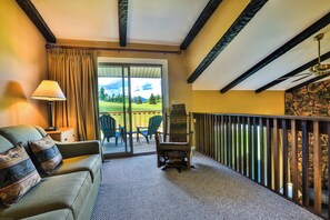 views from loft area