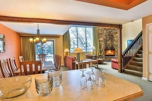 Dining Room and Living Room from Kitchen