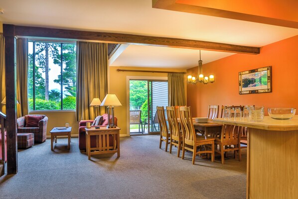 summer views from living/dining/kitchen areas