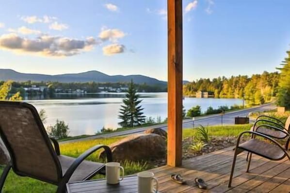Lake views from your private deck