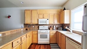 Fully Equipped Kitchen on Second Floor