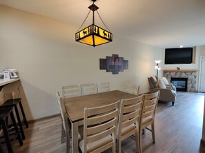 Dining Table, Open to Kitchen and Living Room