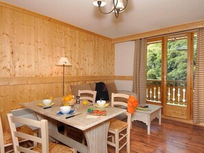 The charming 2 Bedroom Apartment at the Residence Les Chalets de l'Arvan II by Odalys is beautifully appointed and offers access to a private terrace