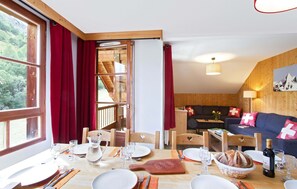 Reconnect with loved ones at the dining table.