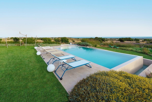 Autumn, Balcony / Terrace / Patio, Building Exterior, Garden, Outdoor, Pool, Scenic View, Spring, Summer