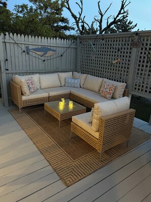 Sitting area to watch the sunset and relax
