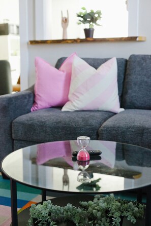 We welcome you to our private 2 bedroom oasis upstairs!