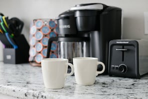 Don't sleep on our coffee bar while you're here!