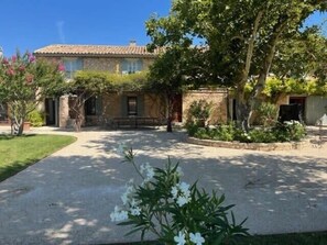 View of the house from the garden