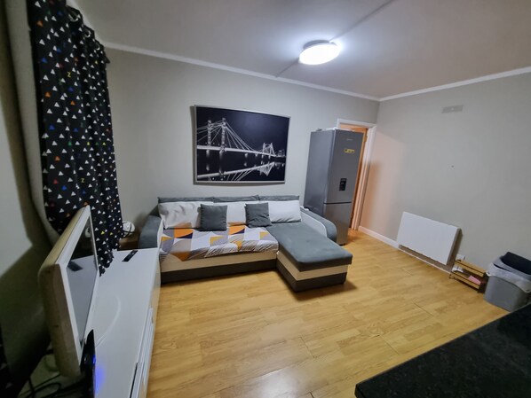 wide angle living room