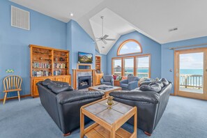 1-Surf or Sound Realty - 1185 - Afloat At Windy Lane - Great Room -1