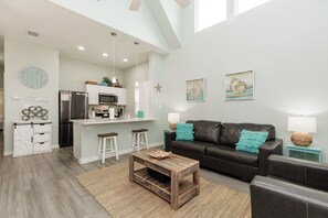Bright and airy living space with great natural light
