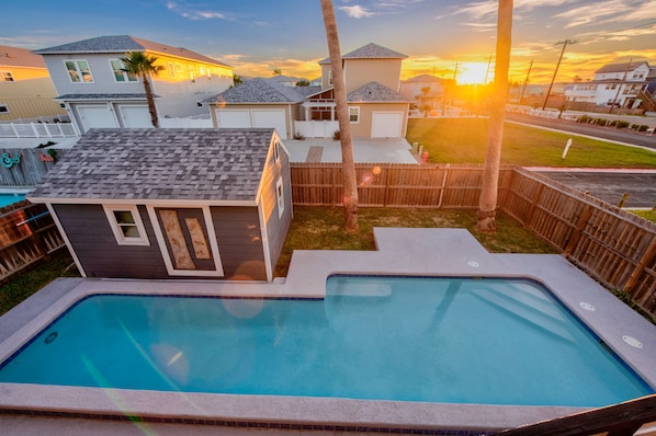 Private, heated pool for year round use!