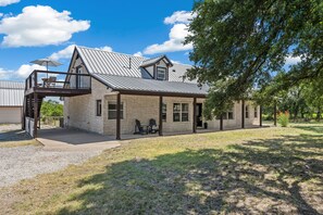 Welcome to Liberty Hill, Texas!
Very private with lots of covered porch space
