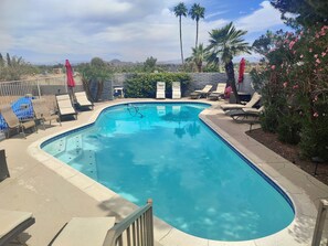 Relax by the refreshing pool