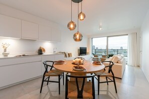 Light-filled dining area