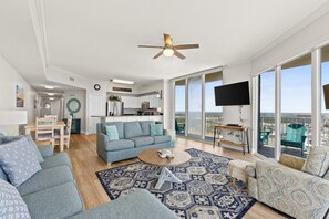 Living Area with Balcony
