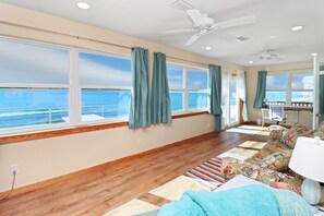 Beachfront Den Wrapped in Windows