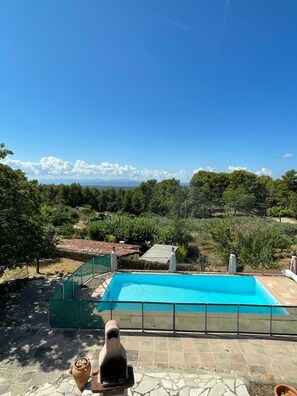 swimming pool view from room