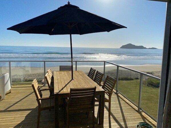 Ultimate beach views right from the upstairs lounge