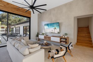 comfortable  living room area