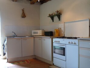 View of kitchen facing the garden