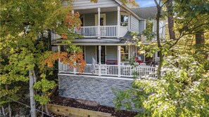 Exterior view with views of both decks