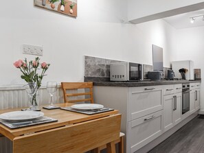 Kitchen/diner | Seashell Apartment, Scarborough