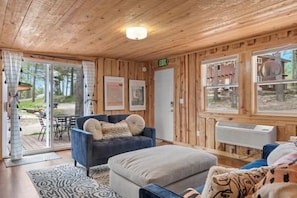 Welcome to our cozy living room! Relax in our couch, and enjoy your stay!