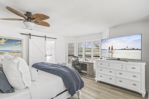 King Size Second Floor Primary Bedroom!