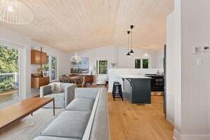 Living Room, Dining Room, & Kitchen