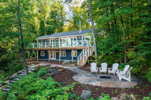 Front Exterior & Fire Pit