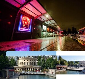 Le quartier au bord du canal