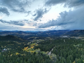 A beautiful view from the deck and living room