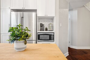 Fully Stocked Kitchen with Coffee Bar