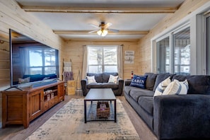 Comfy and cozy, perfect for a movie night after an eventful day