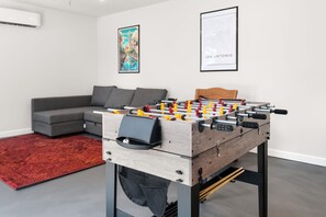 Our detached unit or "Casita" offers an open space with pullout couch