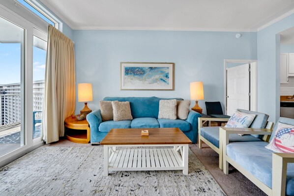 spacious, comfortable, attractive
Relax and take it all in
