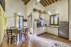 Kitchen and dining area