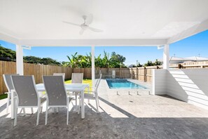 Patio, Backyard and Pool