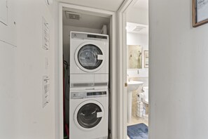Stay fresh and worry-free during your stay with our convenient laundry facilities. 

